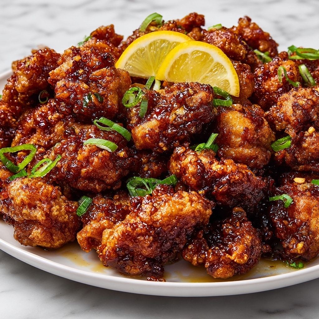 Crispy Chinese Lemon Chicken Recipe - Recipe Image