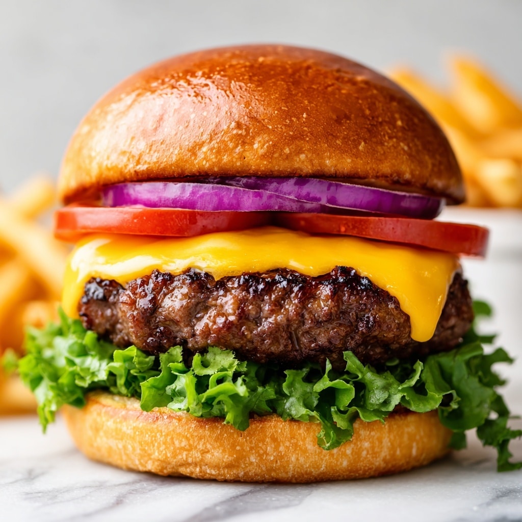 Classic Pure Beef Burgers Recipe - Recipe Image