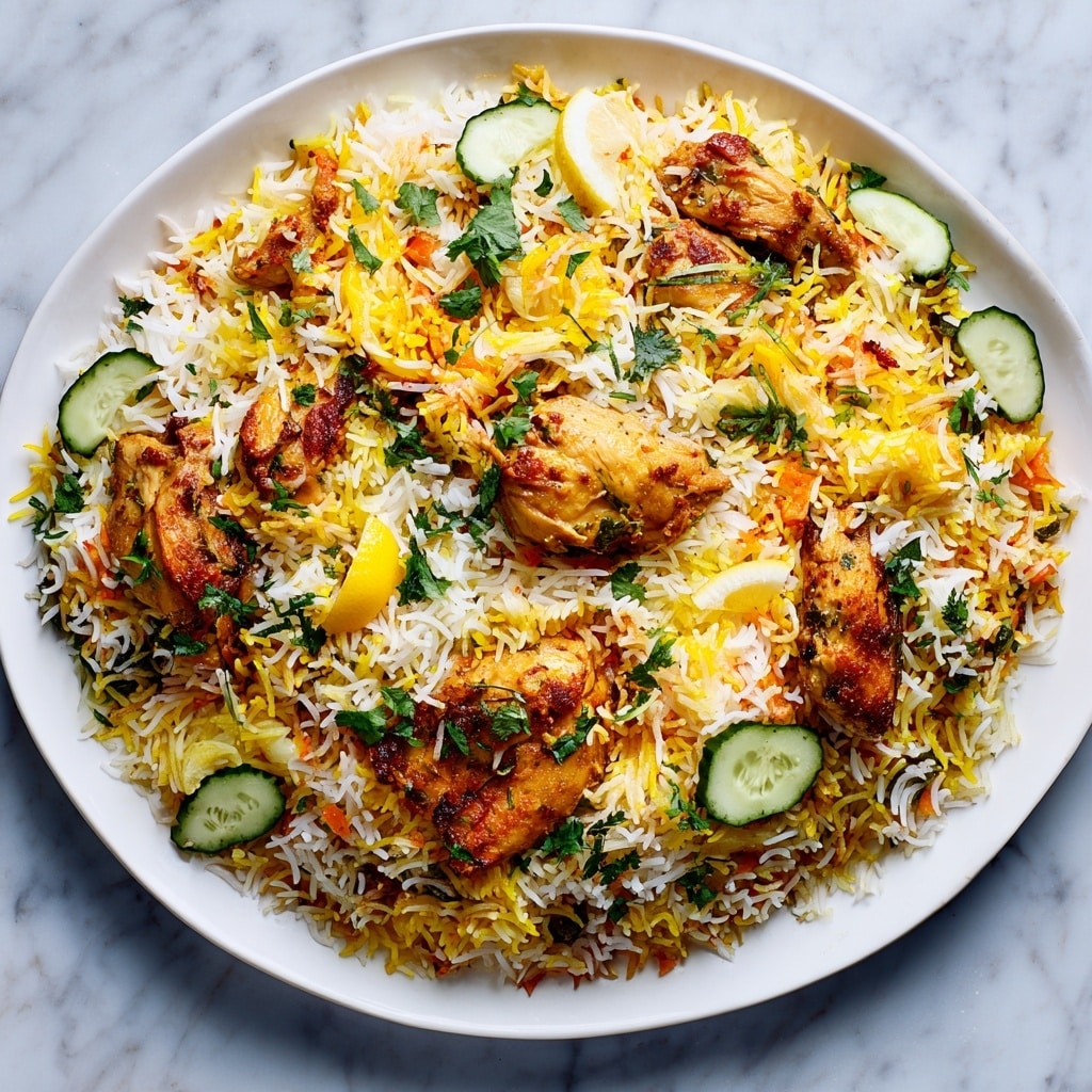 Restaurant Style Chicken Tikka Biryani Recipe - Recipe Image