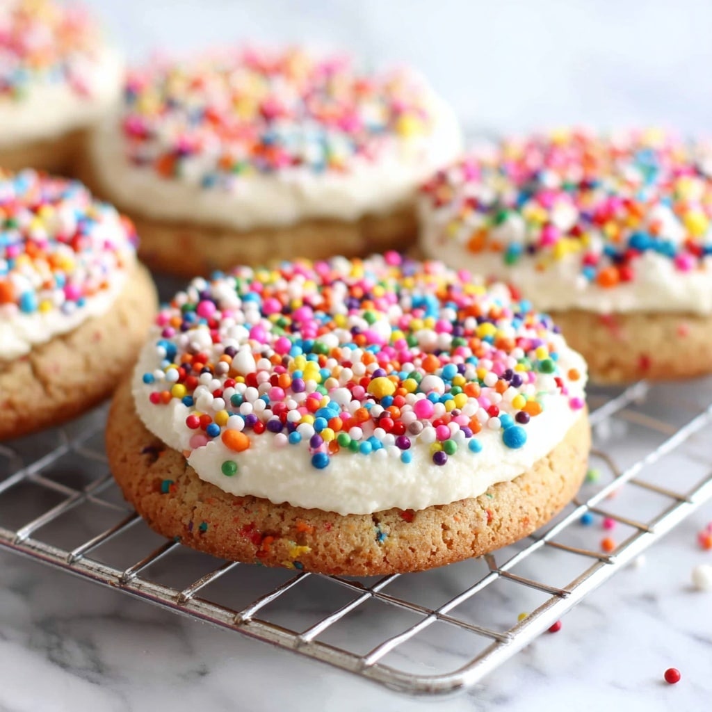 Lofthouse Sugar Cookies with Frosting and Sprinkles Recipe - Recipe Image