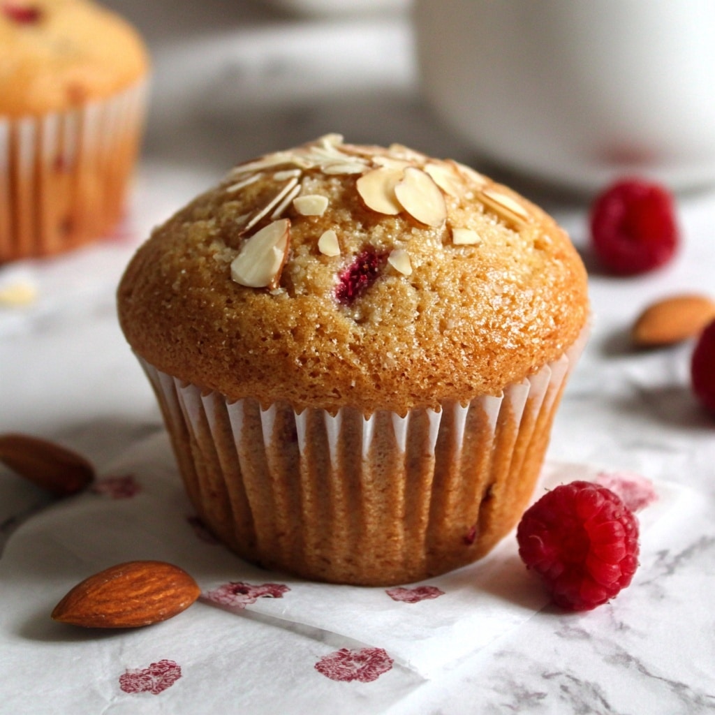 Vegan Raspberry Almond Muffins with Raspberry Glaze Recipe