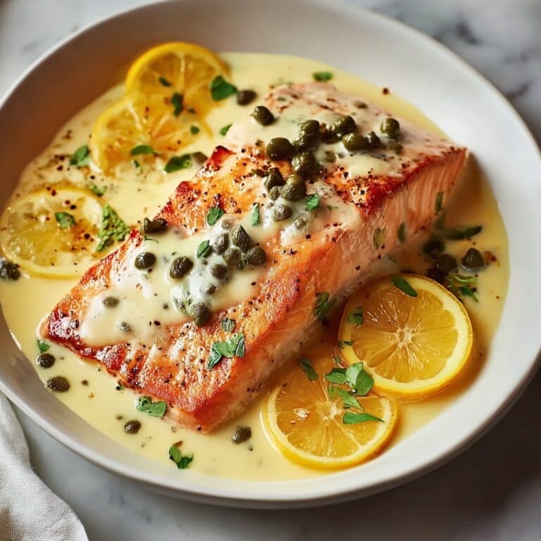 Creamy Salmon Piccata Recipe