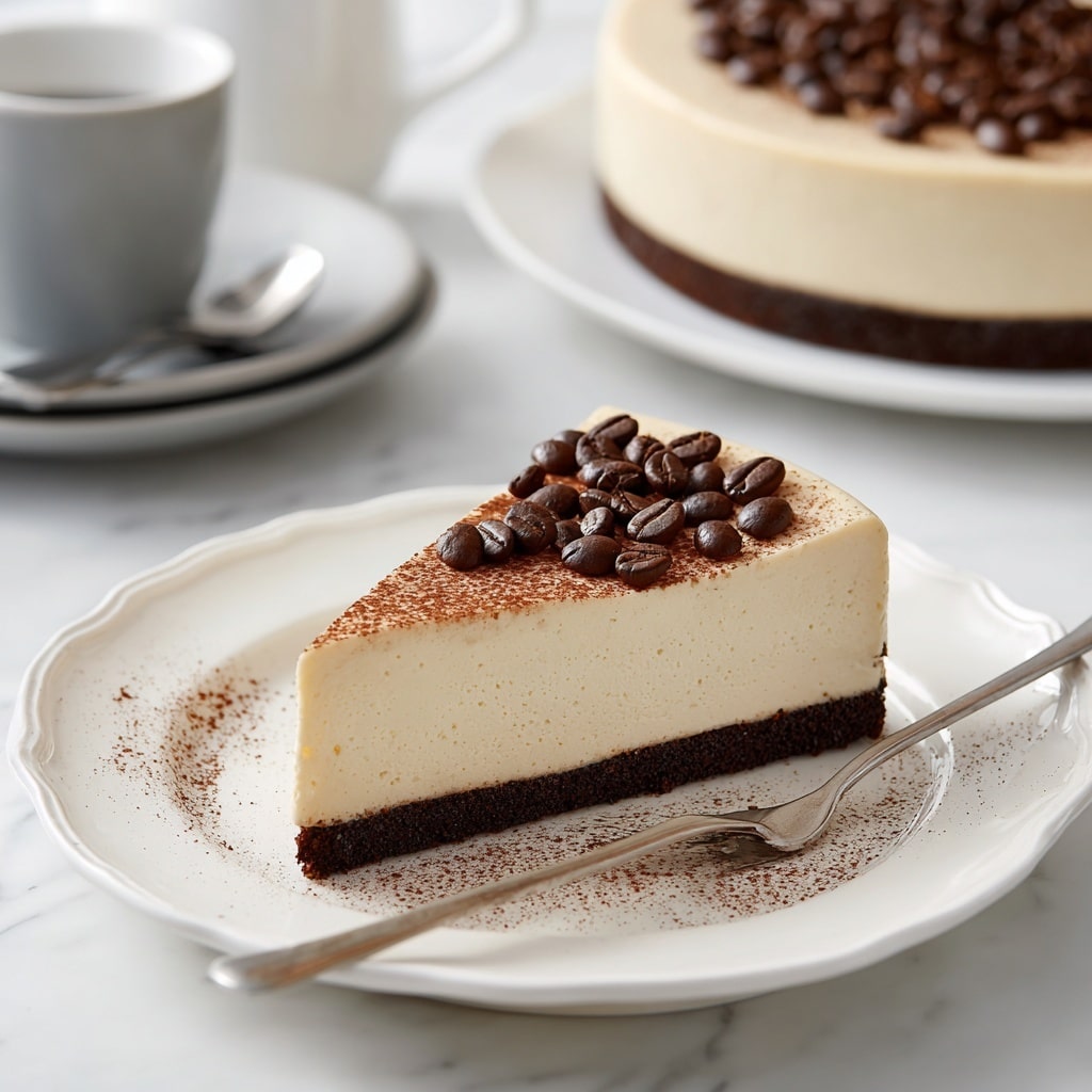 Keto Coffee Cheesecake Recipe - Recipe Image