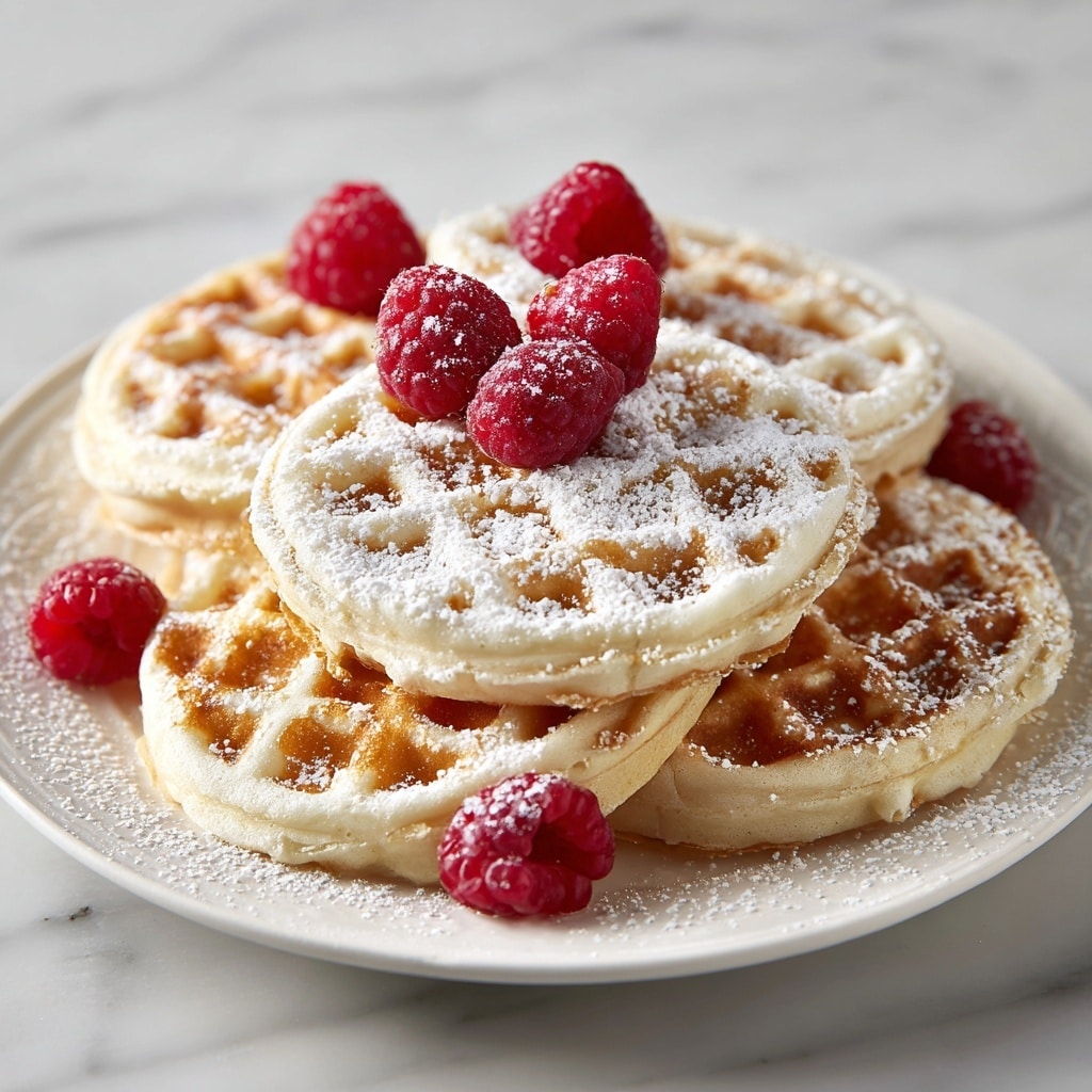 Funnel Cake Bites with Powdered Sugar and Toppings Recipe - Recipe Image