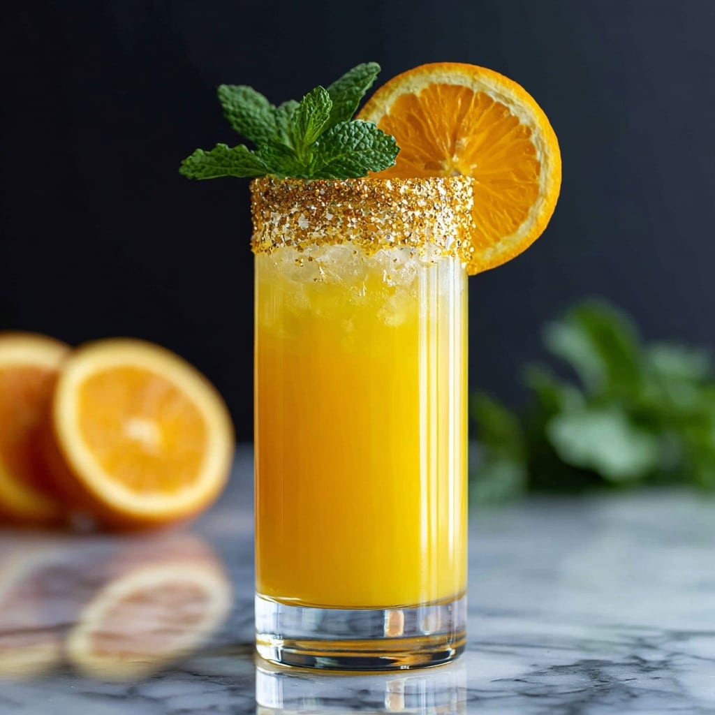 Golden Hour Peach Lemonade Recipe - Recipe Image