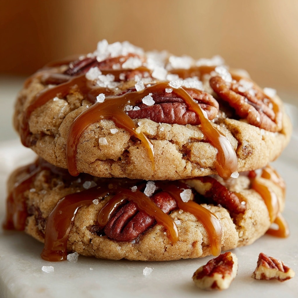 Salted Caramel Crunch Cookies Recipe - Recipe Image