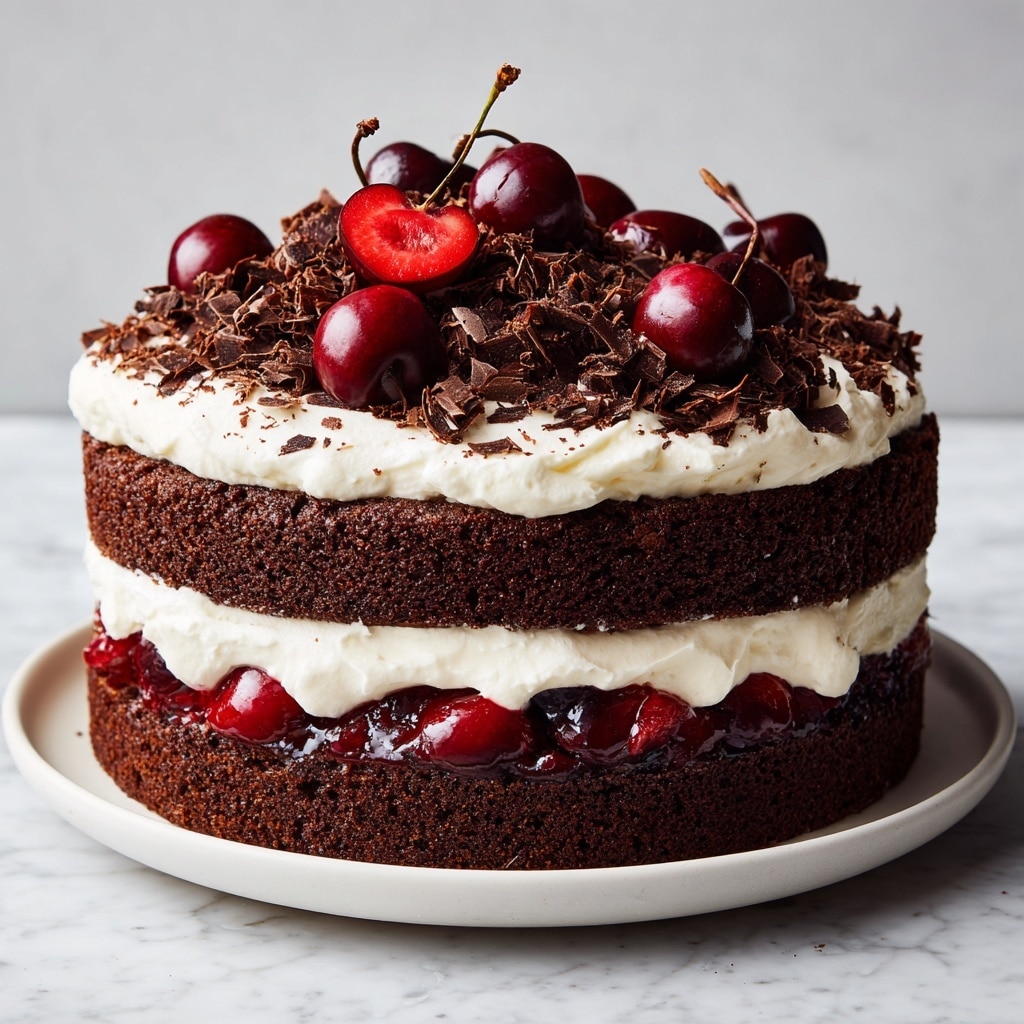 Vegan Black Forest Cake Recipe - Recipe Image