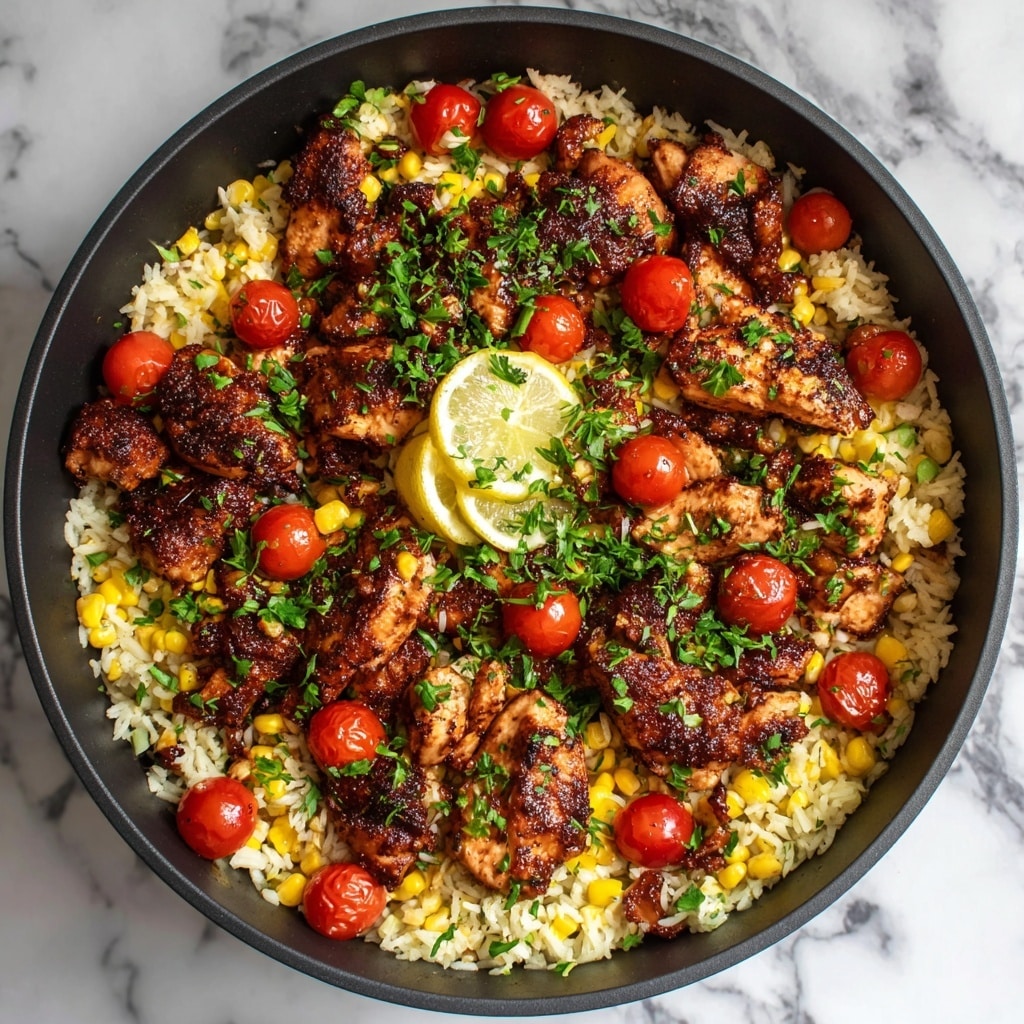 Greek Lemon Chicken and Rice Bake Recipe - Recipe Image