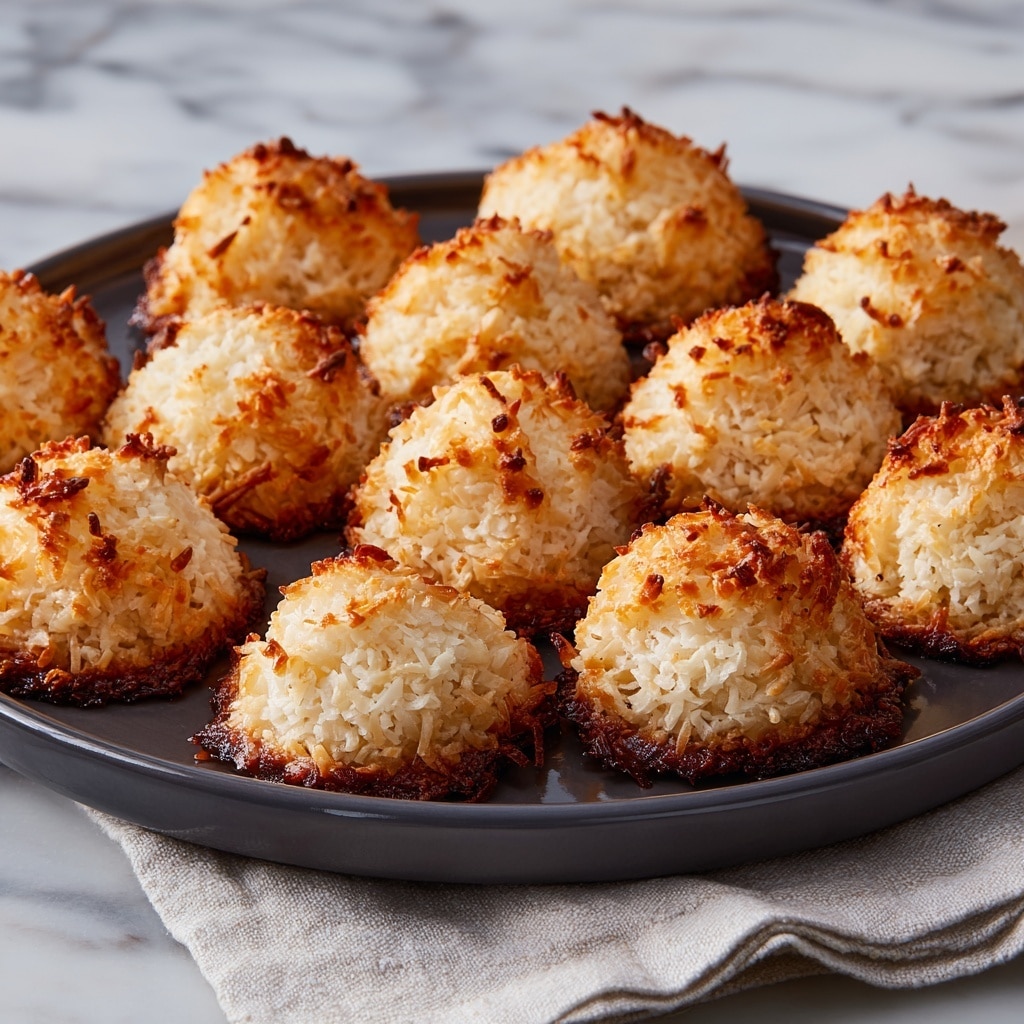Coconut Macaroons with Optional Chocolate Dipping Recipe