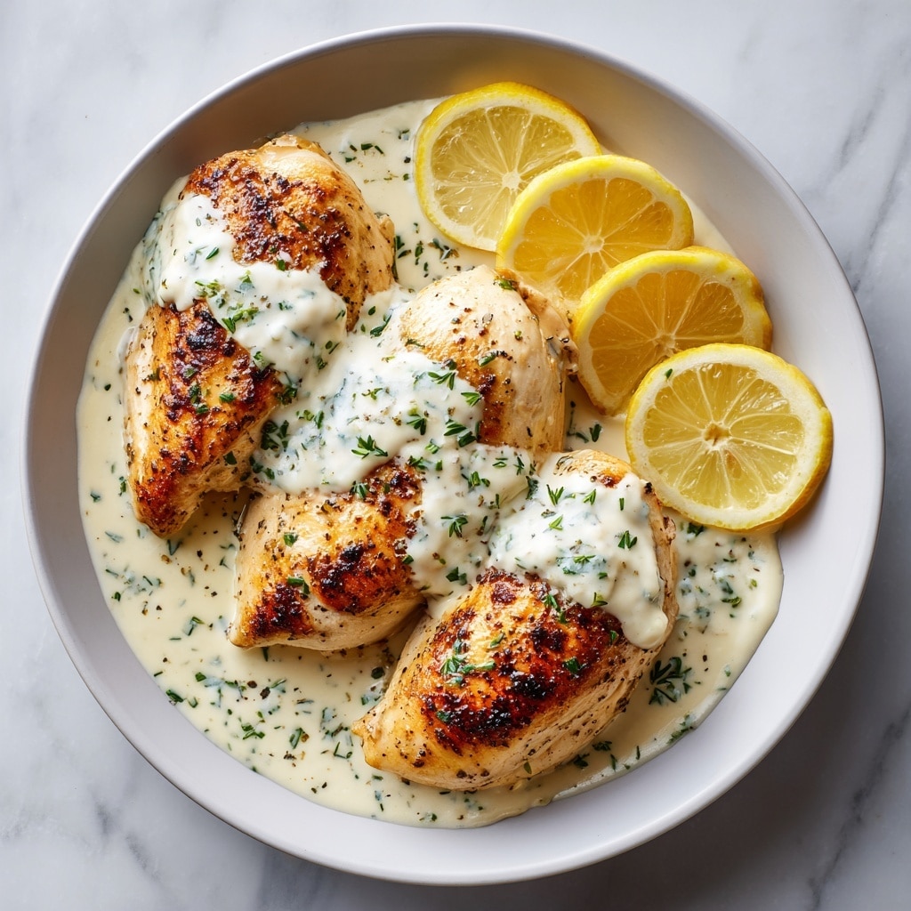 Creamy Lemon Chicken with Parmesan Sauce Recipe - Recipe Image