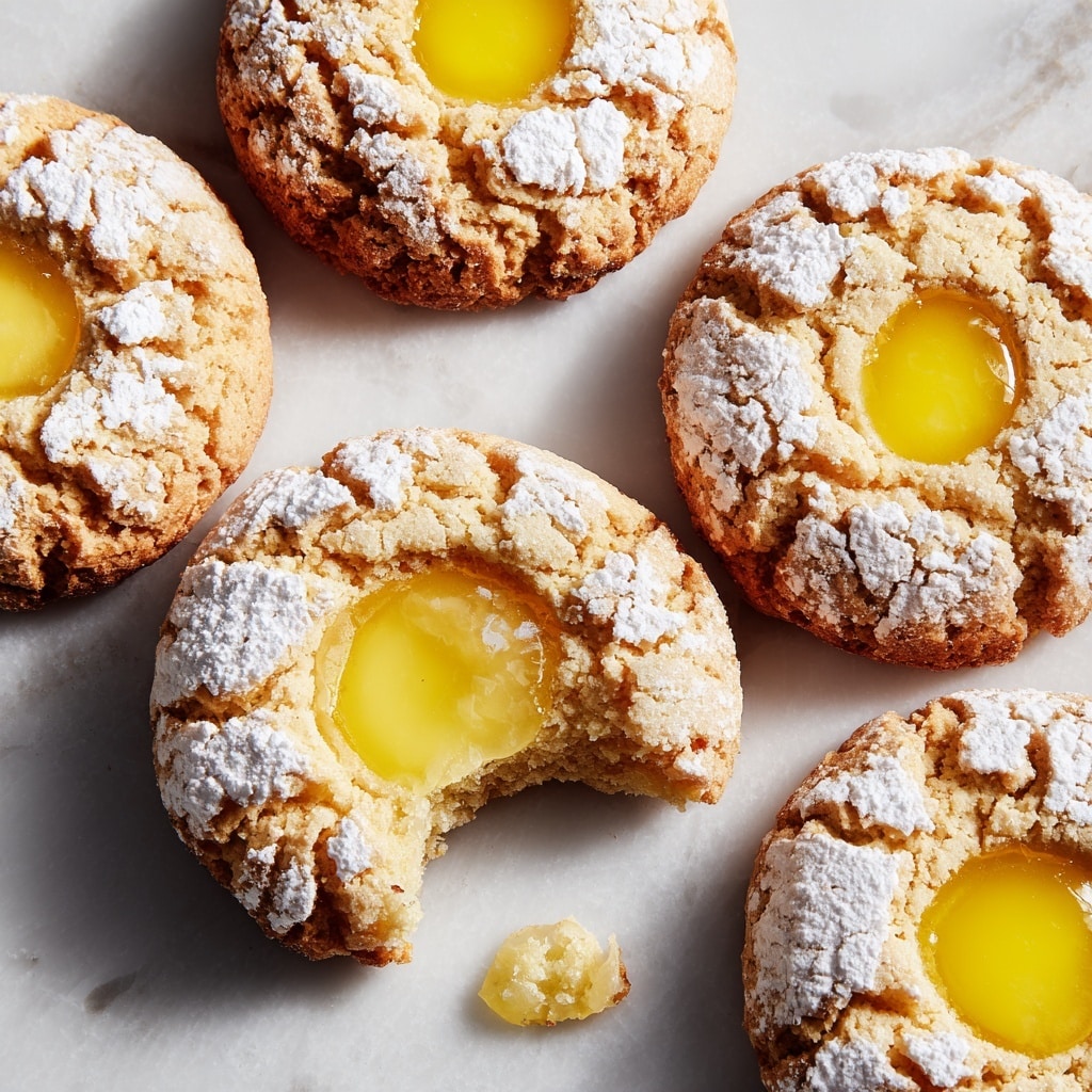 Lemon Curd Thumbprint Cookies Recipe - Recipe Image
