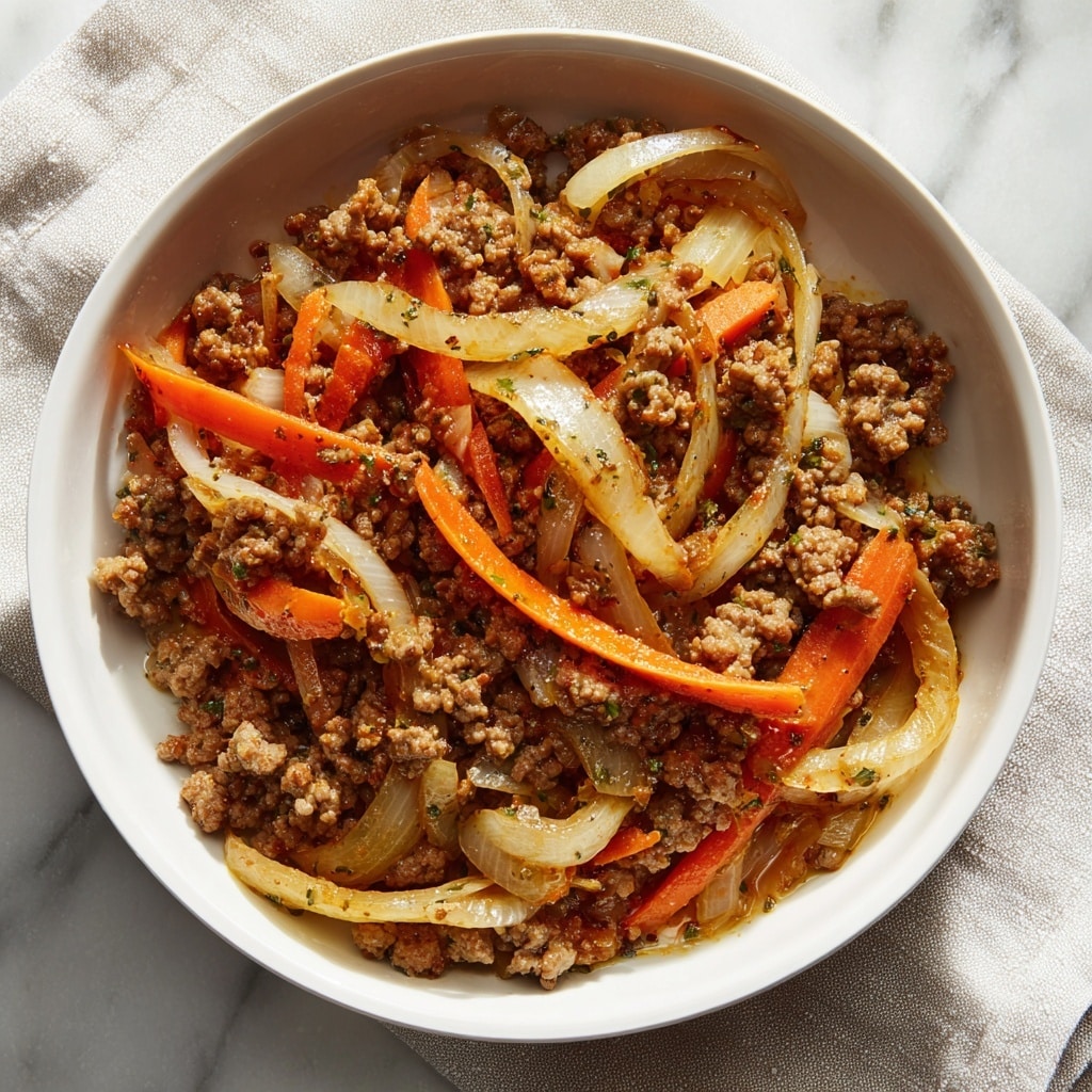 Cabbage and Ground Beef Skillet Recipe - Recipe Image