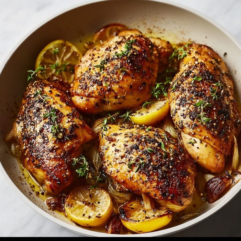 Roasted Lemon Pepper Chicken Recipe