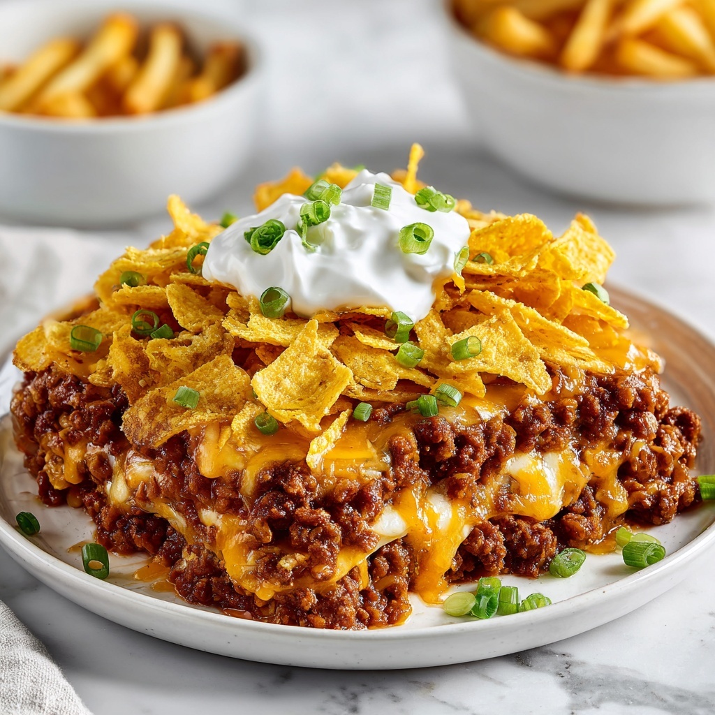 Easy Frito Pie Casserole Recipe - Recipe Image