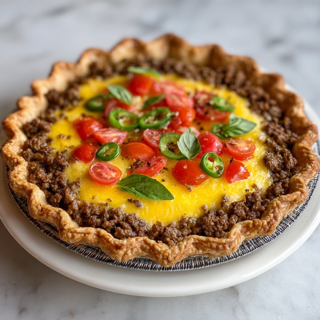 Homemade Cheeseburger Pie: Your New Family Favorite Comfort Meal Recipe - Recipe Image