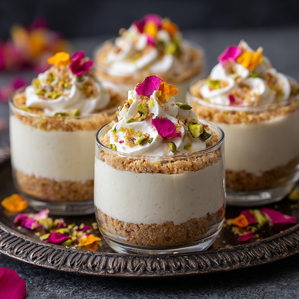 Creamy Ras Malai Mousse: An Eggless Delight Recipe - Recipe Image