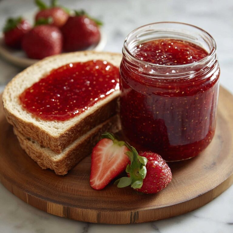 Homemade Strawberry Jam: Bursting with Summertime Flavor Recipe