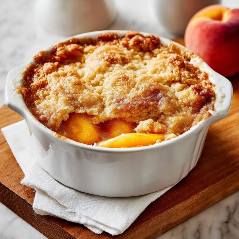 The Best Peach Cobbler Recipe