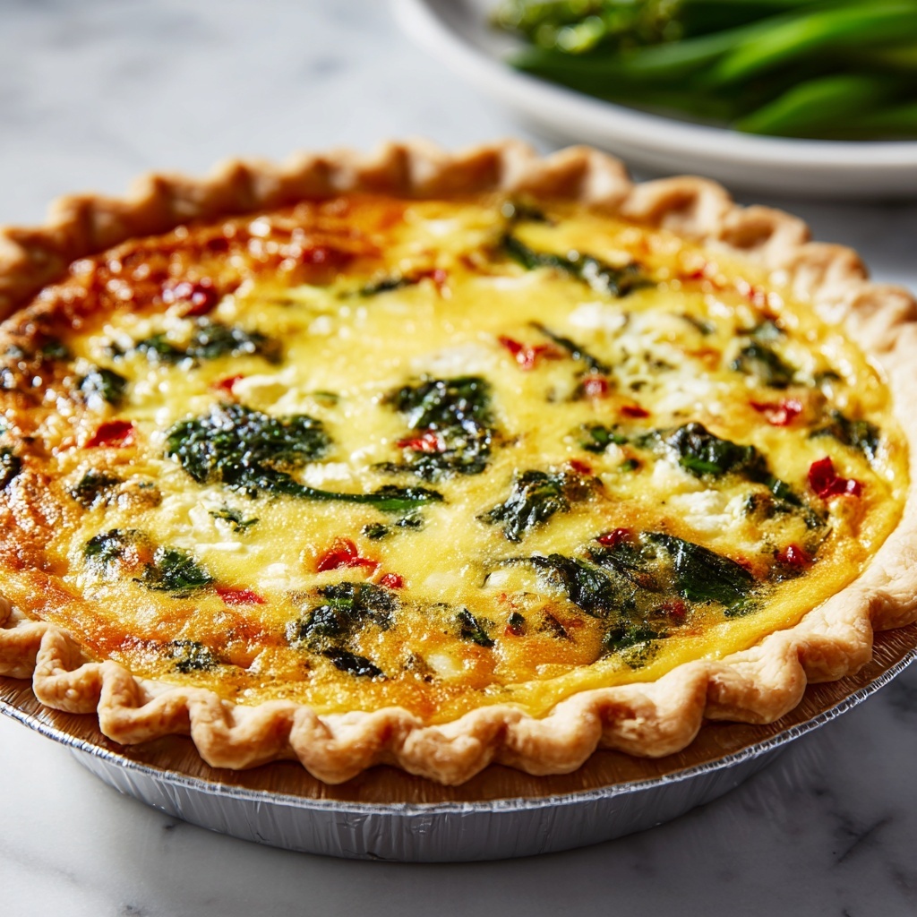 Ricotta Spinach Quiche Recipe - Recipe Image