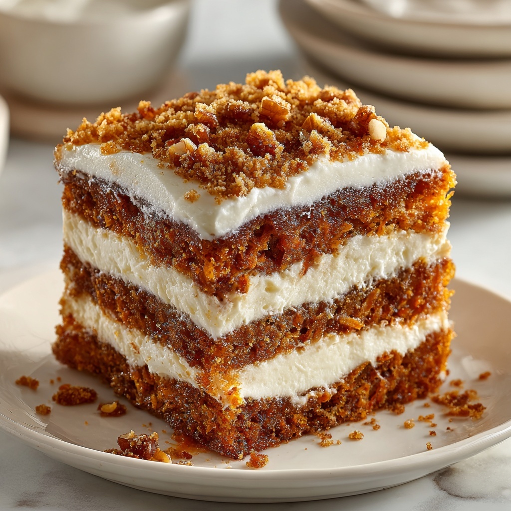 Carrot Cake Bars with Cream Cheese Frosting Recipe - Recipe Image