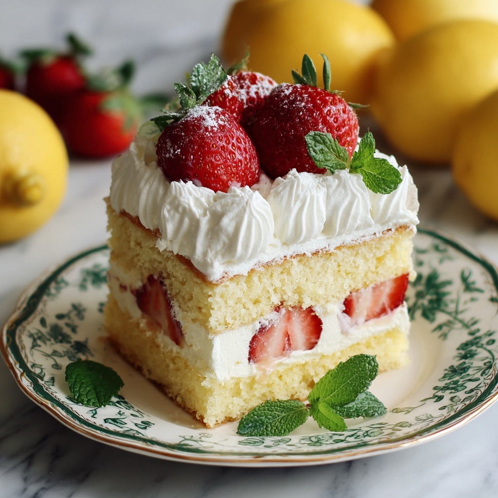 Strawberry Lemonade Poke Cake Recipe - Recipe Image