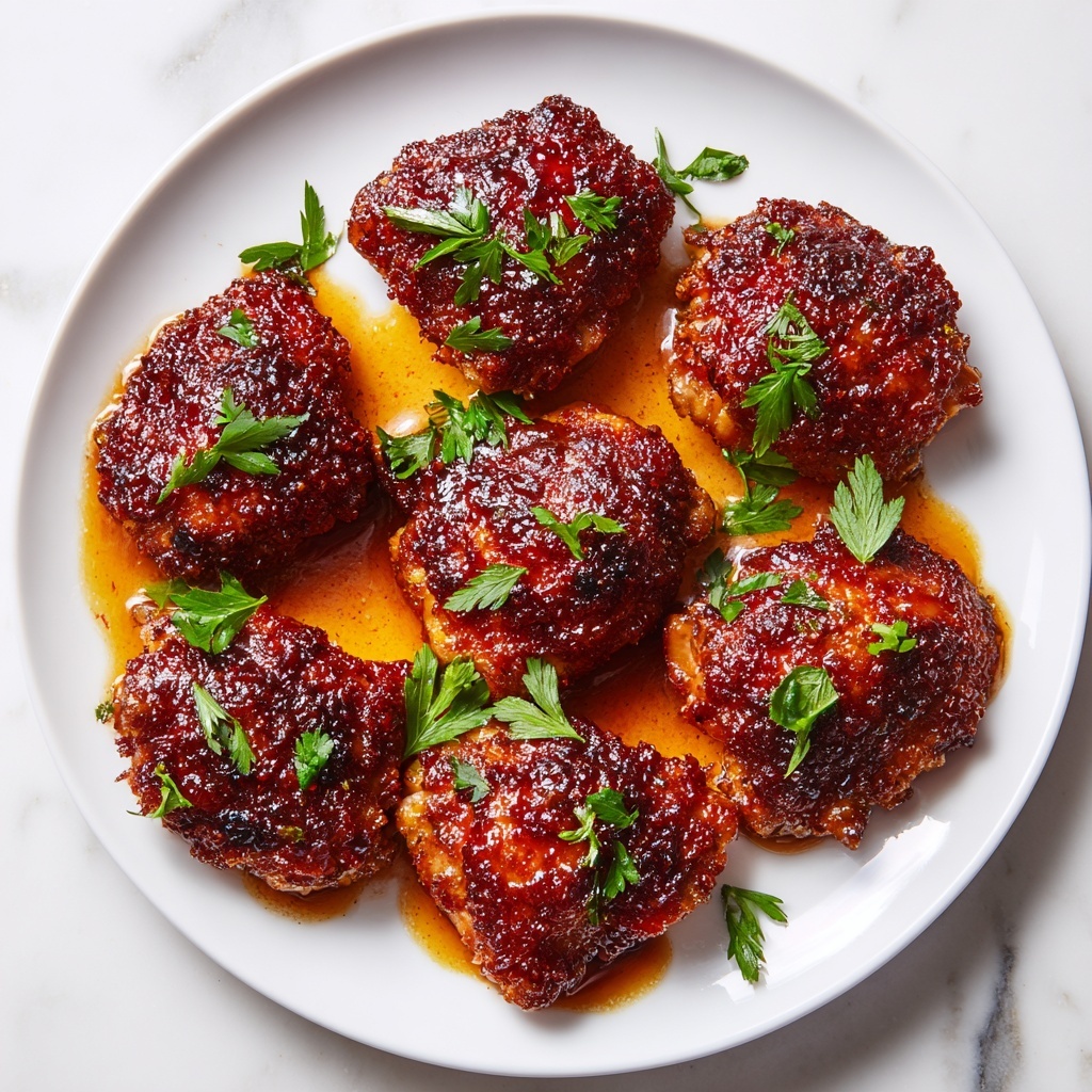 Honey Garlic Chicken Thighs Recipe - Recipe Image