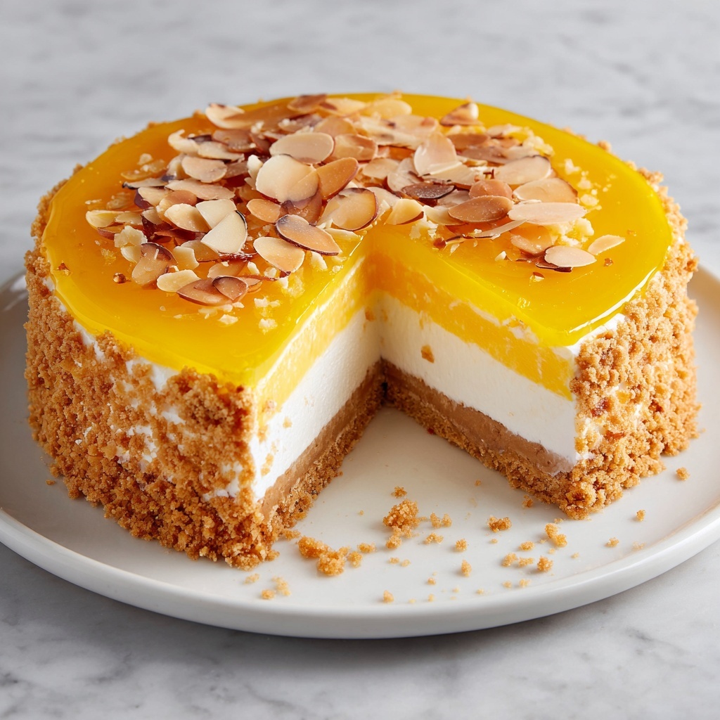 Fresh Lemon Mascarpone Tart with Almond Crust Recipe - Recipe Image