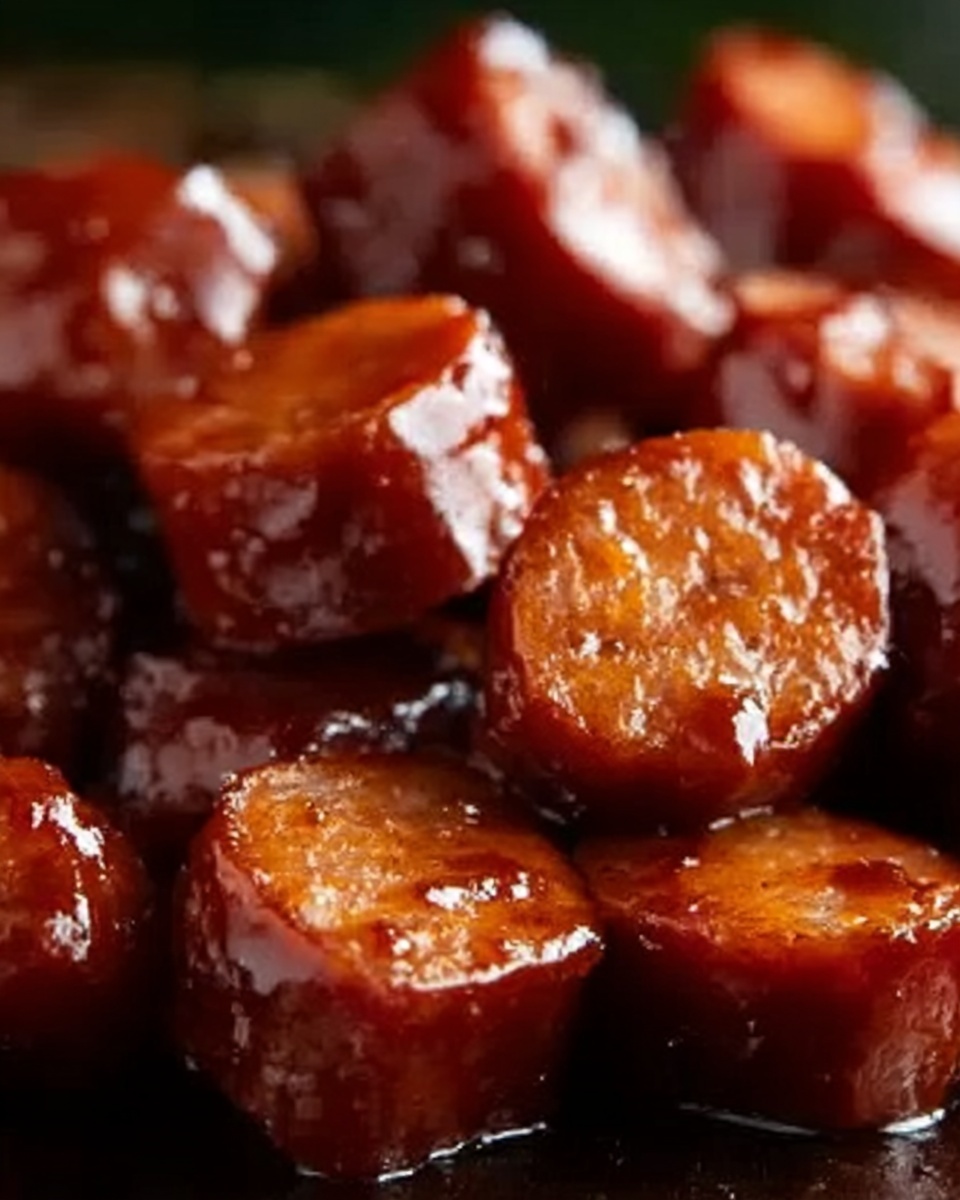 Slow Cooker Kielbasa Bites with Sweet and Tangy Sauce Recipe - Recipe Image