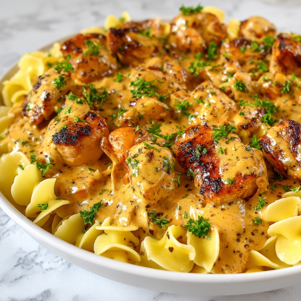 One-Pan Chicken with Buttered Noodles Recipe - Recipe Image
