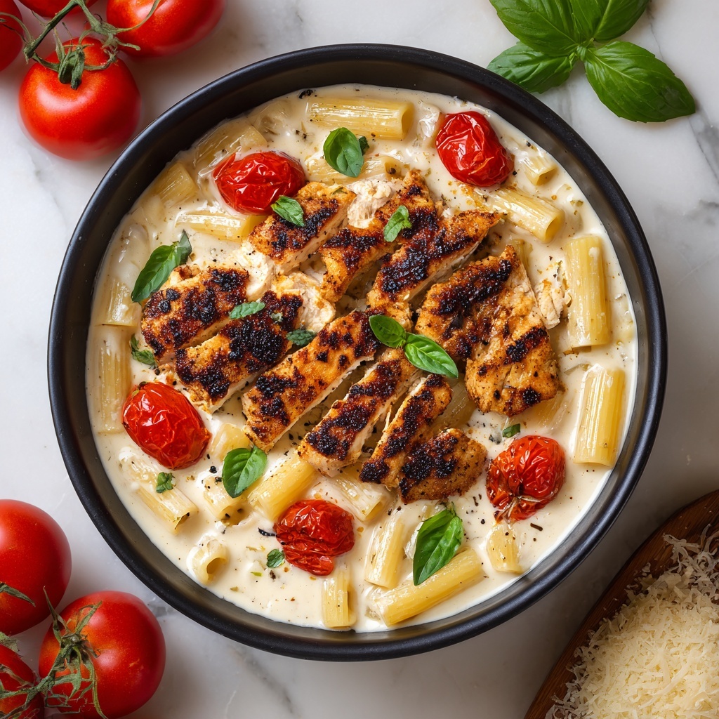 Creamy Ricotta Chicken Pasta Recipe - Recipe Image