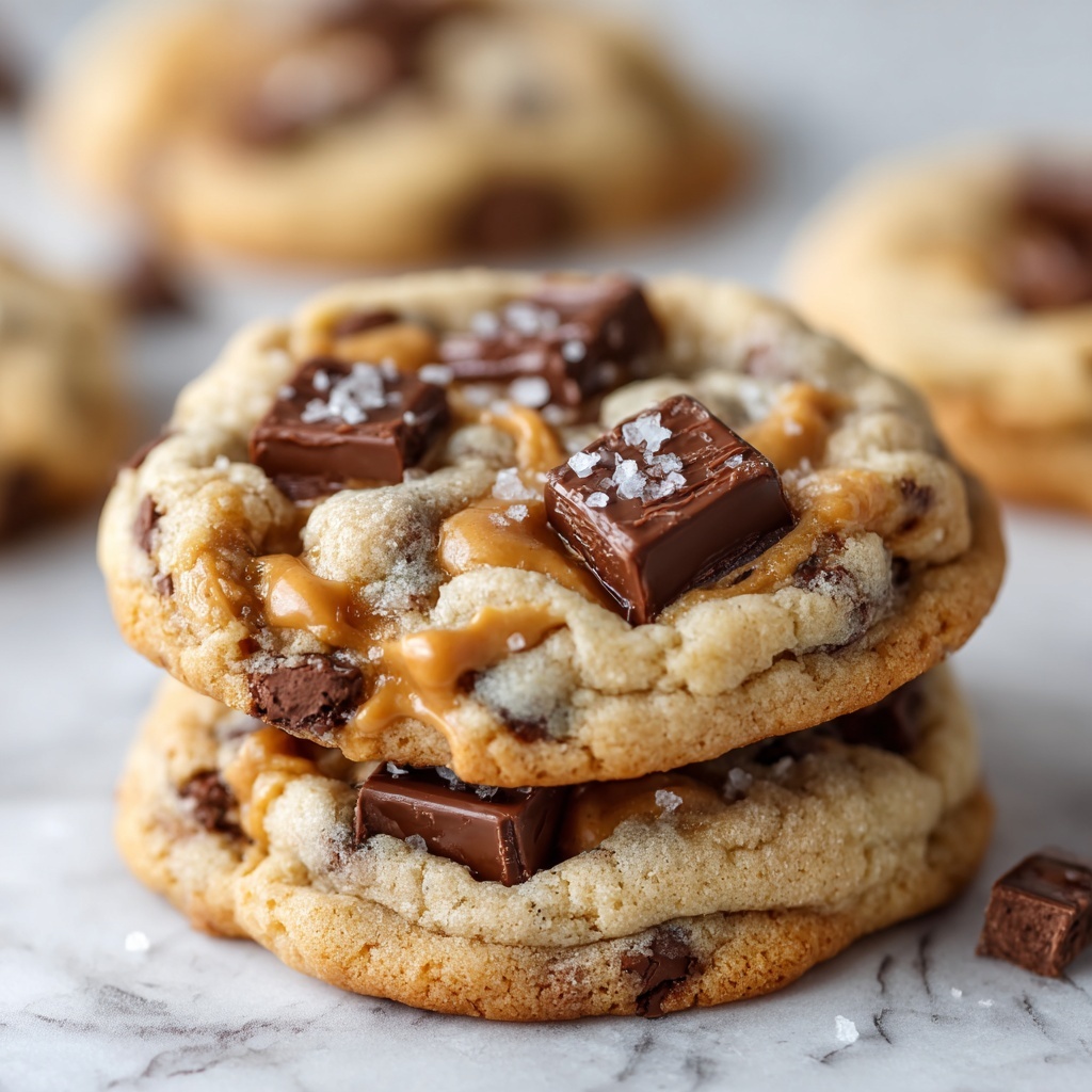 Chewy Peanut Butter Butterfinger Cookies Recipe - Recipe Image