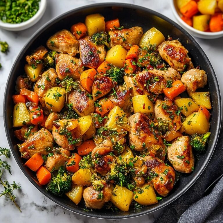 Easy One-Pan Chicken and Veggies Recipe