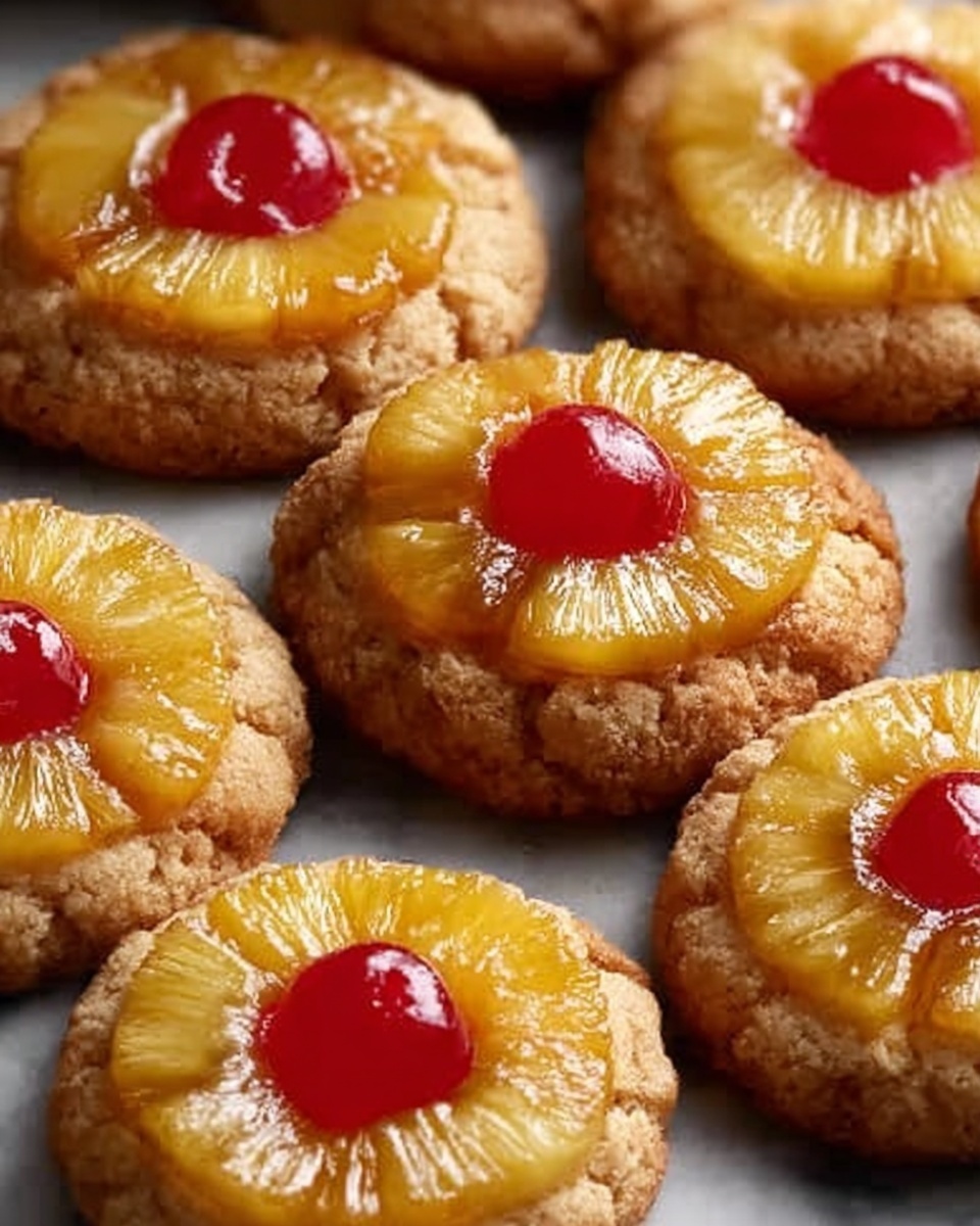 Pineapple Upside Sugar Cookies Recipe - Recipe Image