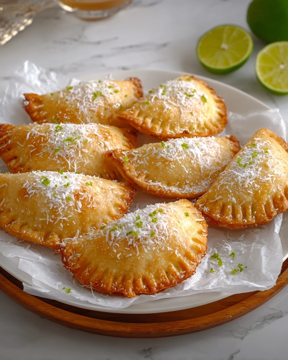 Pineapple Lime Coconut Hand Pies Recipe - Recipe Image