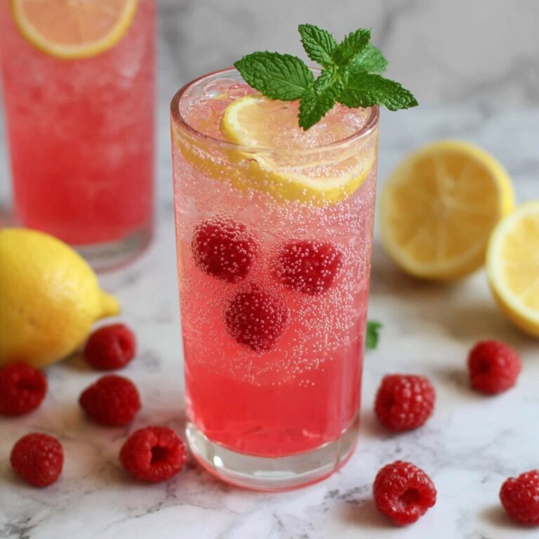 Sparkling Raspberry Lemonade: Refreshing Recipe for Summer Sips Recipe
