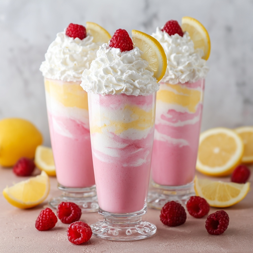Pink Lemonade with Flavored Whipped Cream Recipe - Recipe Image