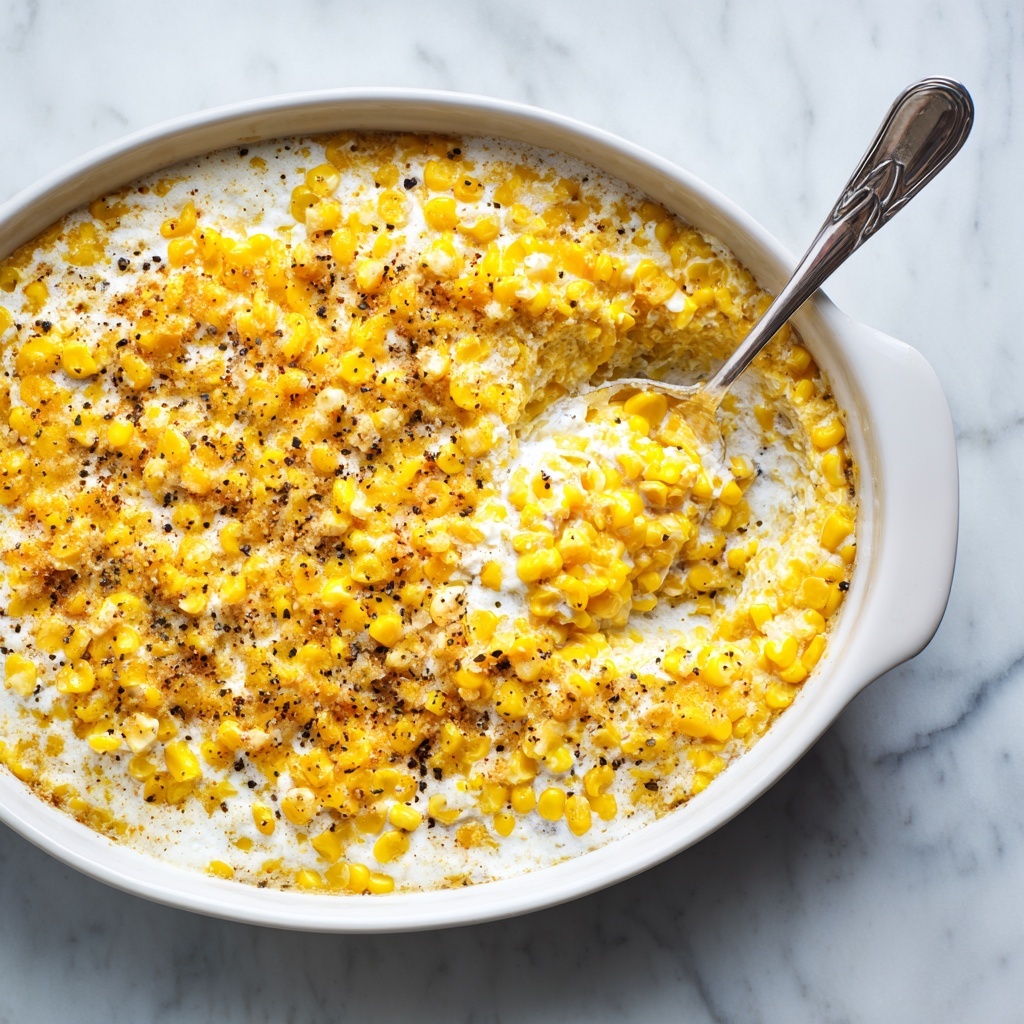 Parmesan Creamed Corn Recipe - Recipe Image