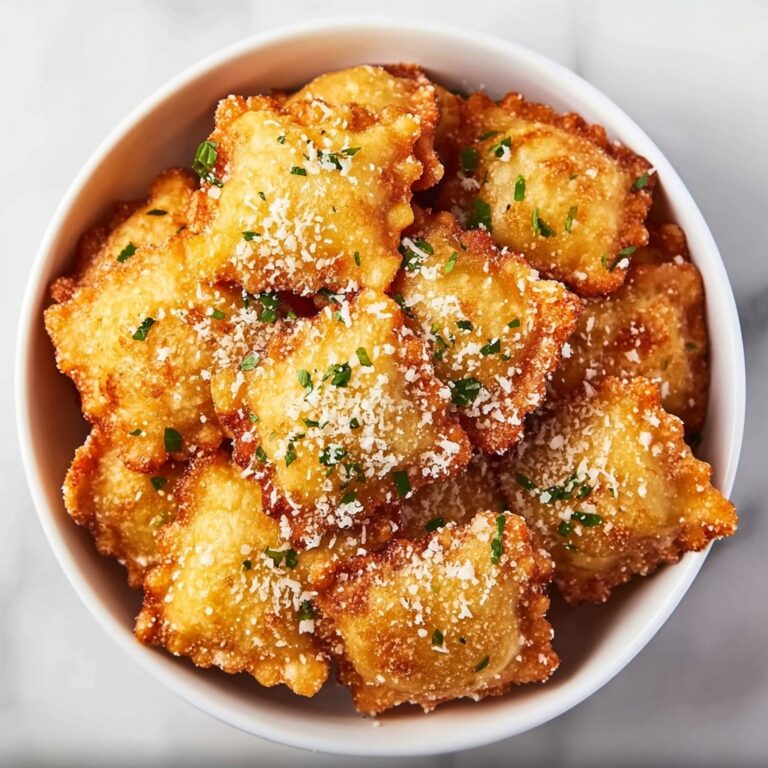 Crispy Fried Ravioli with Parmesan and Parsley Recipe