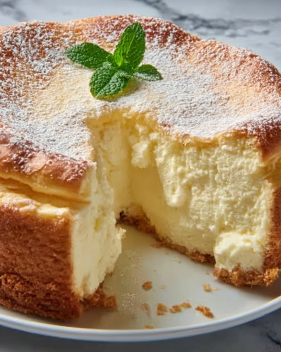 Light & Fluffy Yogurt Cloud Cake Recipe - Recipe Image