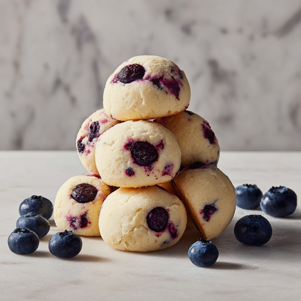 Greek Yogurt Lemon Blueberry Cookies Recipe - Recipe Image