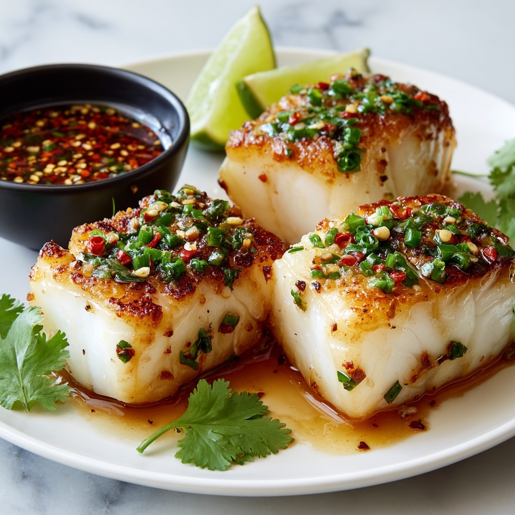 Garlic Butter Cod Strips with Sweet Chili Lime Sauce Recipe - Recipe Image