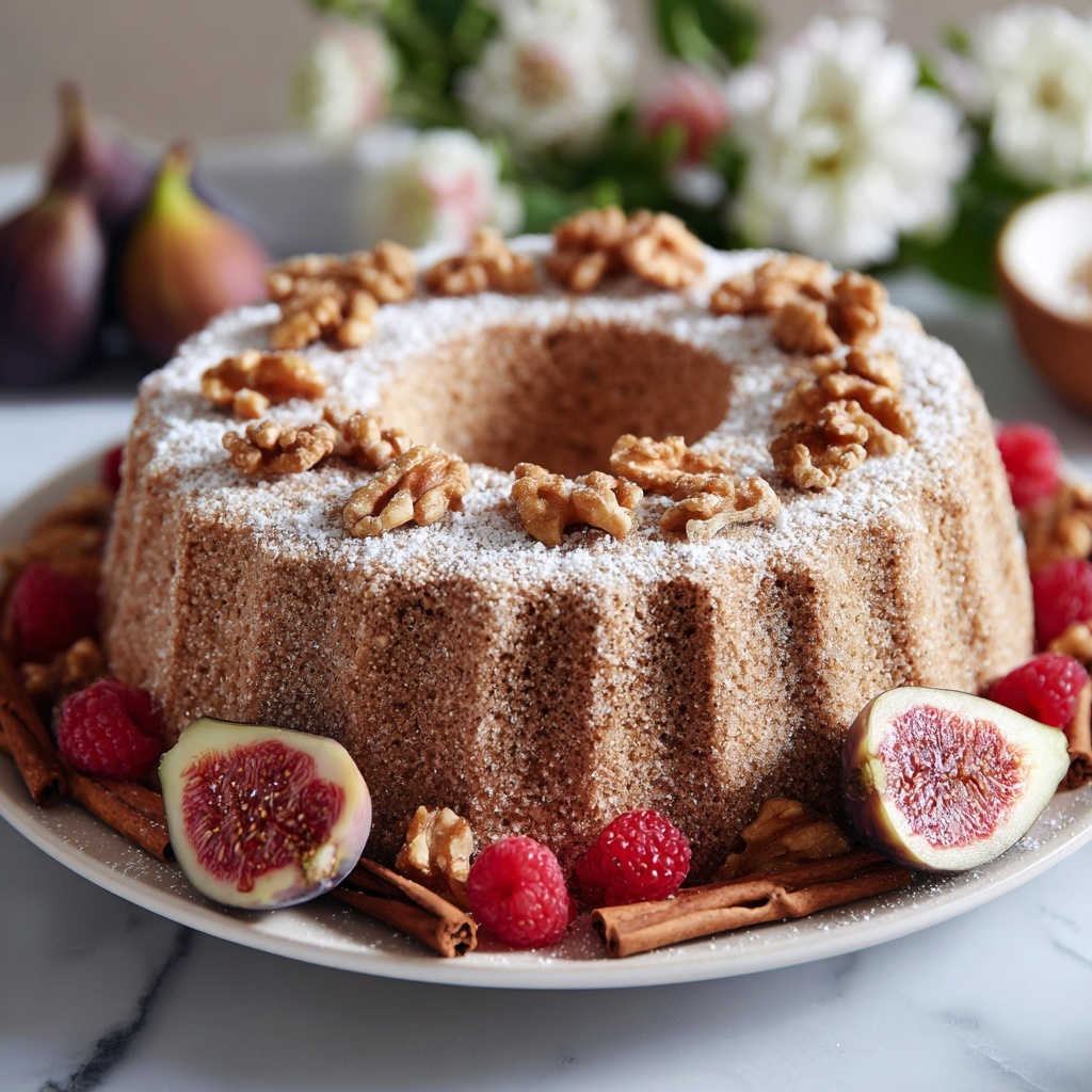 Walnut Cinnamon Cake Recipe - Recipe Image