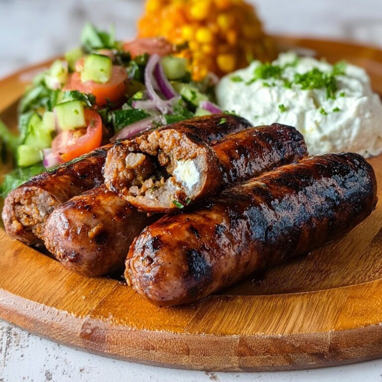 Bosnian Grilled Sausages with Cheese Spread Recipe