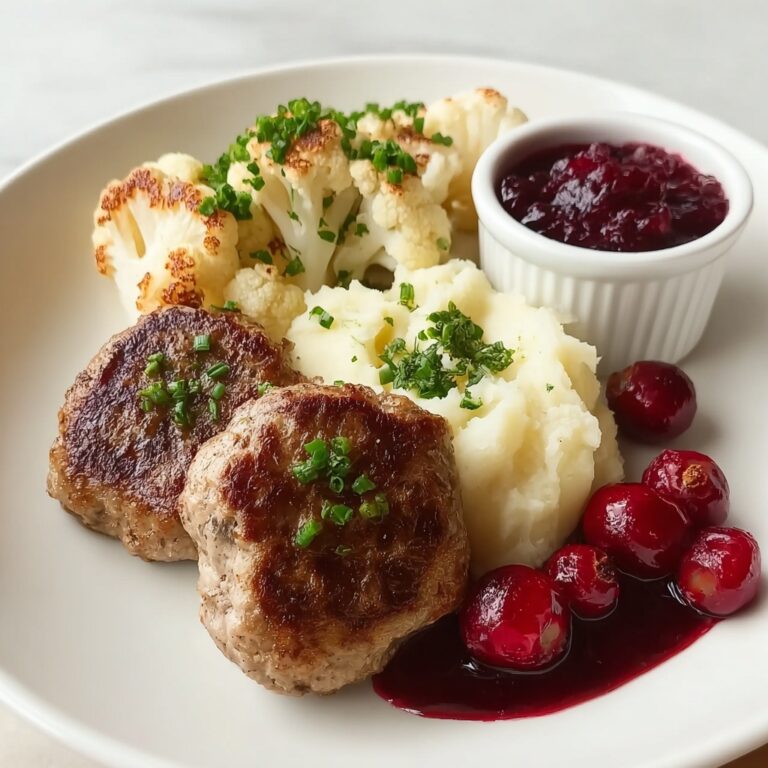 Swedish Veal Patties in Creamy Mushroom Sauce Recipe