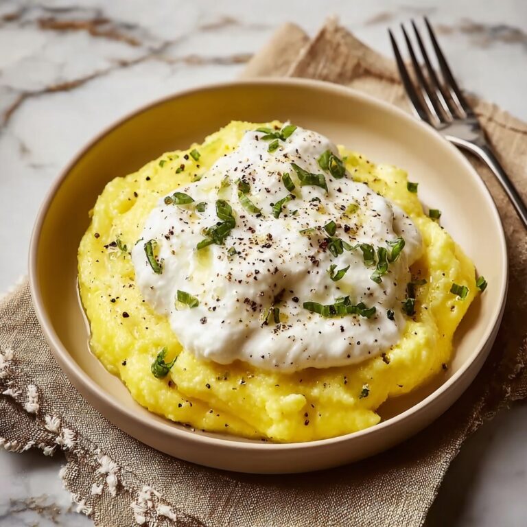 Romanian Polenta with Cheese and Sour Cream Recipe