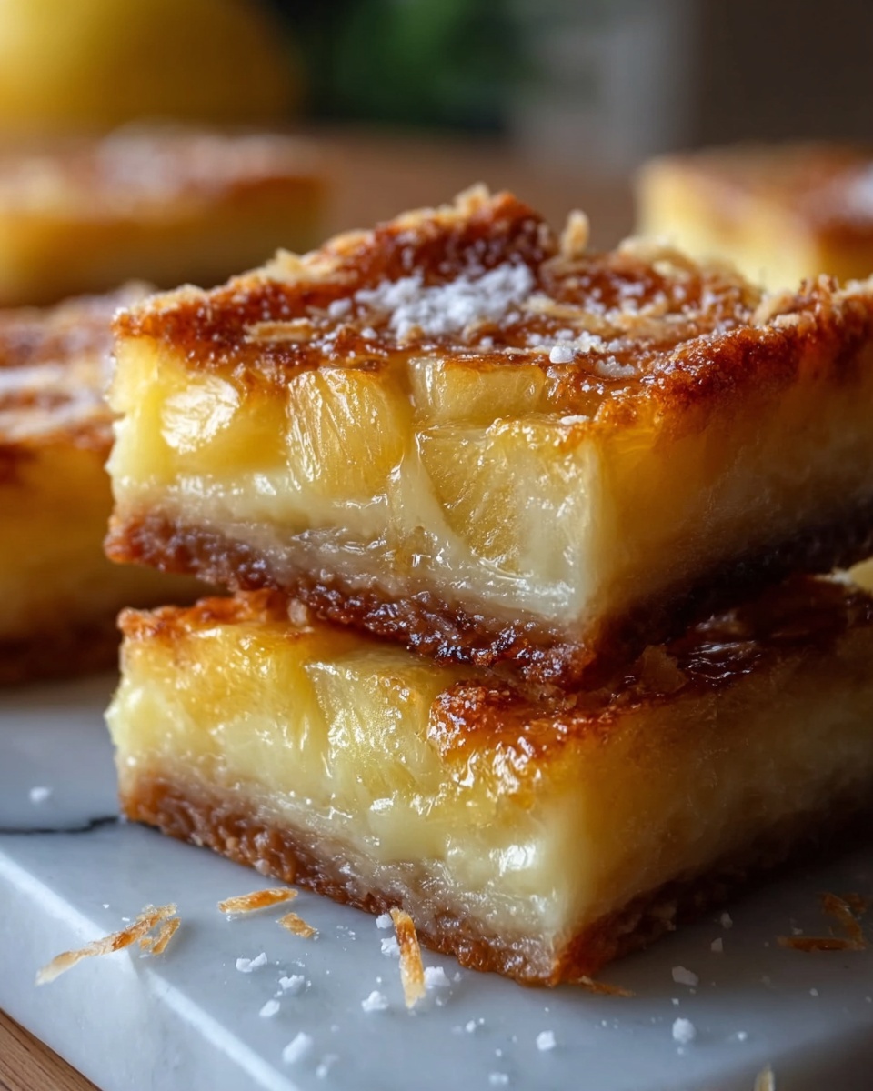 Tropical Paradise with Pineapple Bliss Bars Recipe - Recipe Image