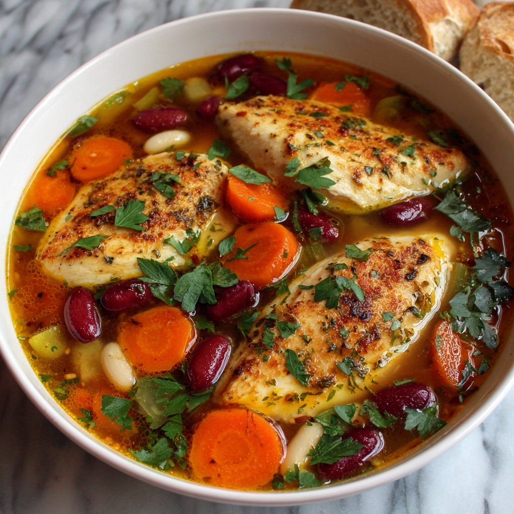 Chicken Cassoulet Soup Recipe - Recipe Image