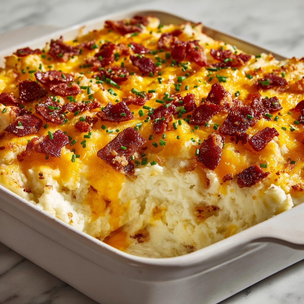 Twice-Baked Potato Casserole Recipe - Recipe Image