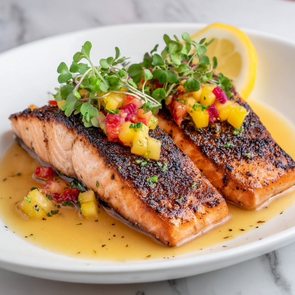 Cocoa Spiced Salmon Recipe - Recipe Image