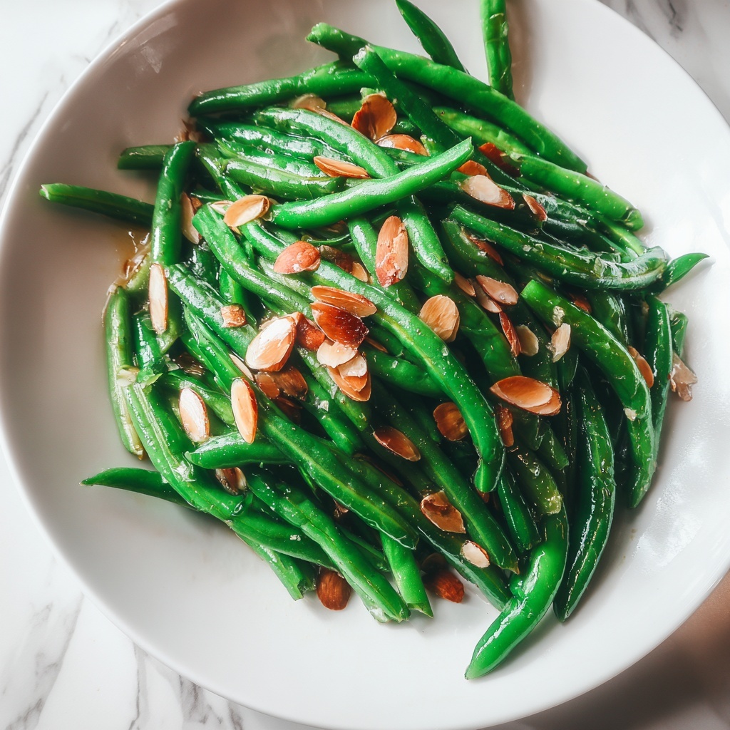 Elegant Garlicky Lemon Green Beans Recipe - Recipe Image